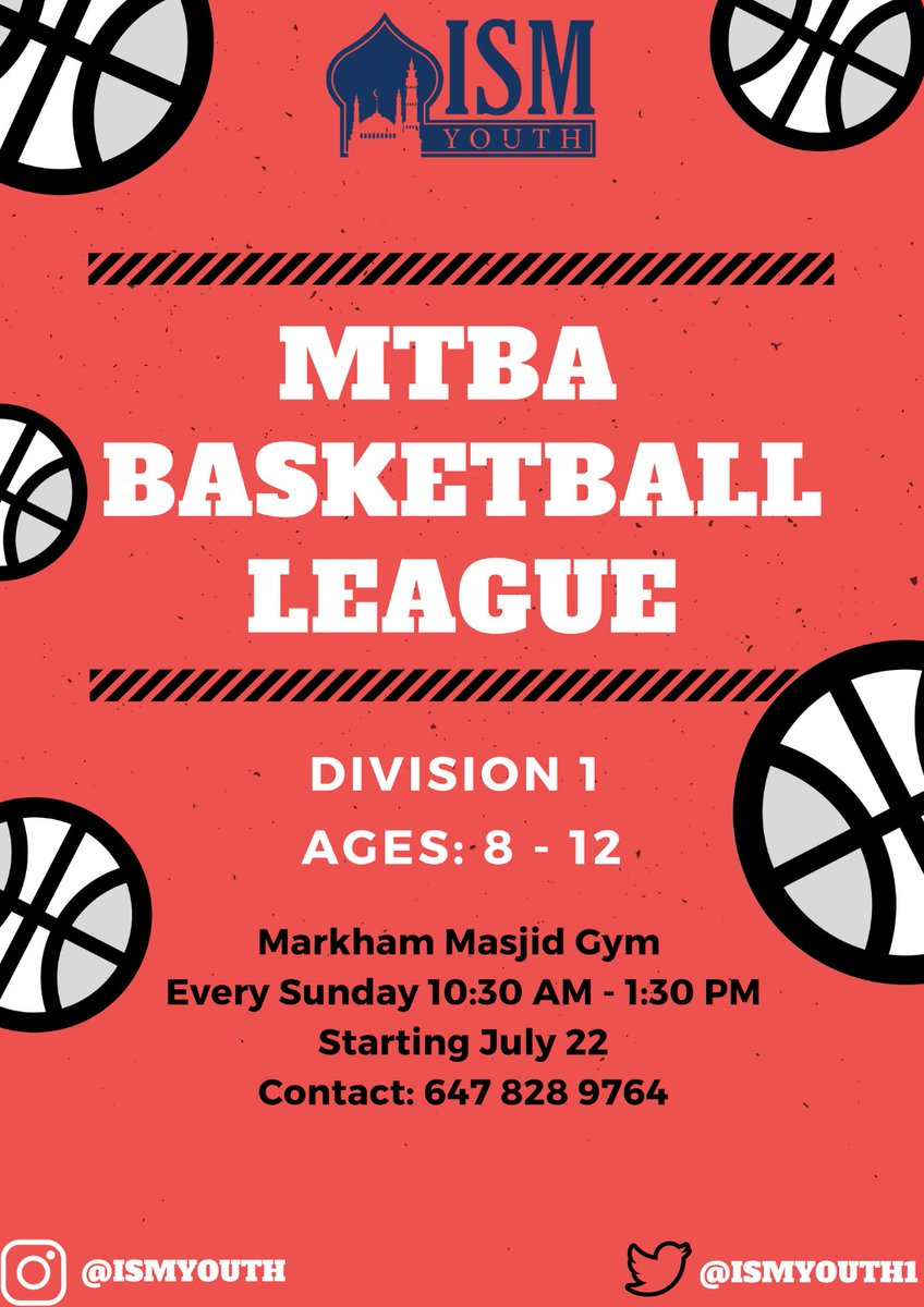 MTBA Basketball League – Islamic Society of Markham