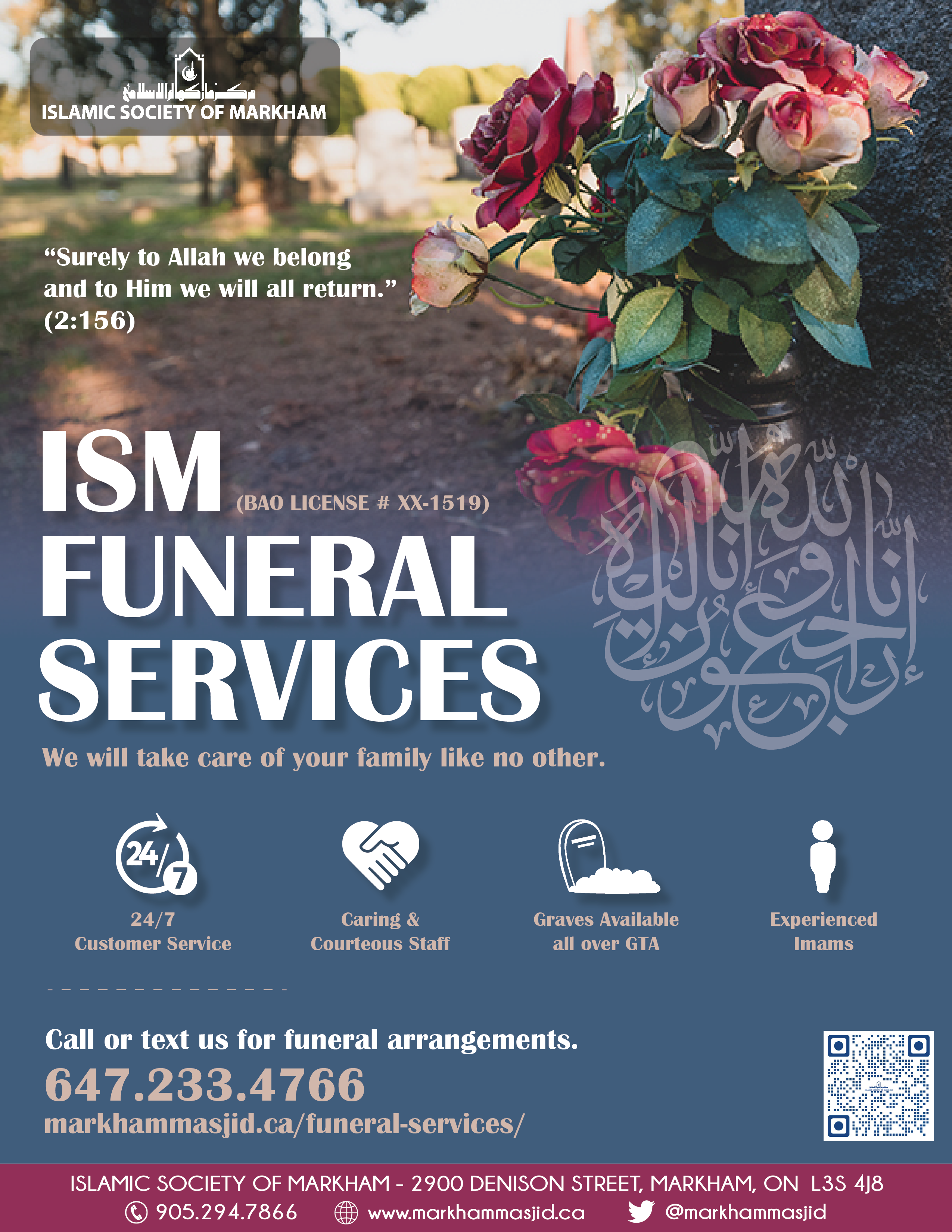 ISM Funeral Services Flyer - June 2022