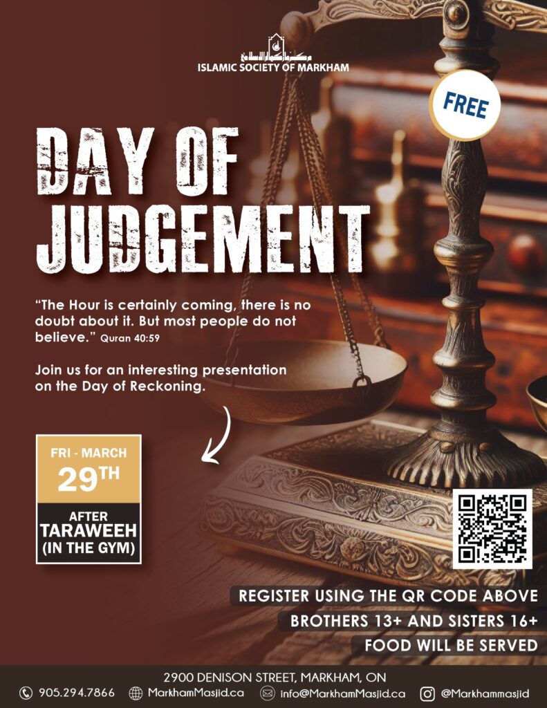 Lecture: Day of Judgement