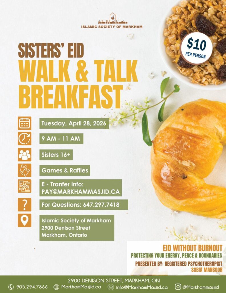 Sisters Eid Walk & Talk Breakfast